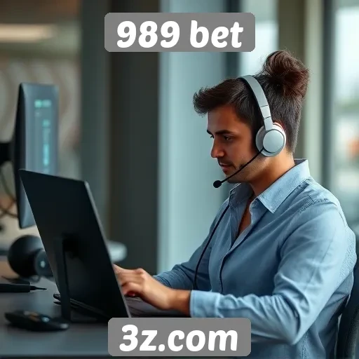 Atendimento ao cliente no site 989 bet