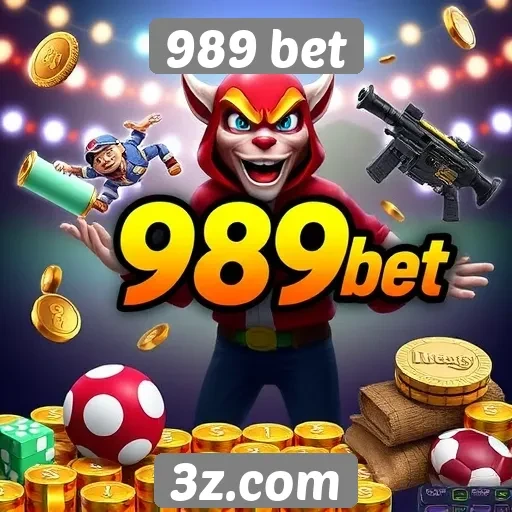 Diversidade de jogos disponíveis na 989 bet