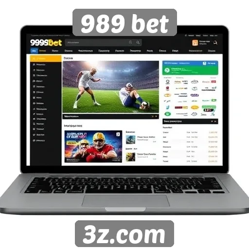 Experiência do usuário no design do site 989 bet